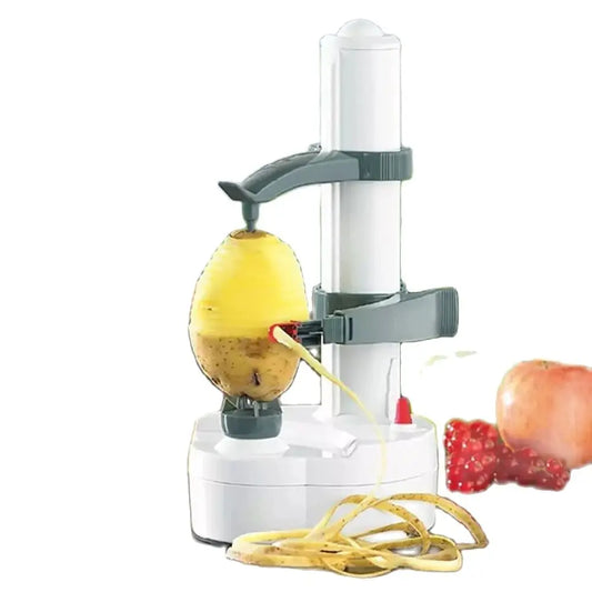 Multifunctional Automatic Peeler Electric Spiral Apple Peeler Slicer Fruit Potato Automatic Battery Powered Peeler Kitchen Tools